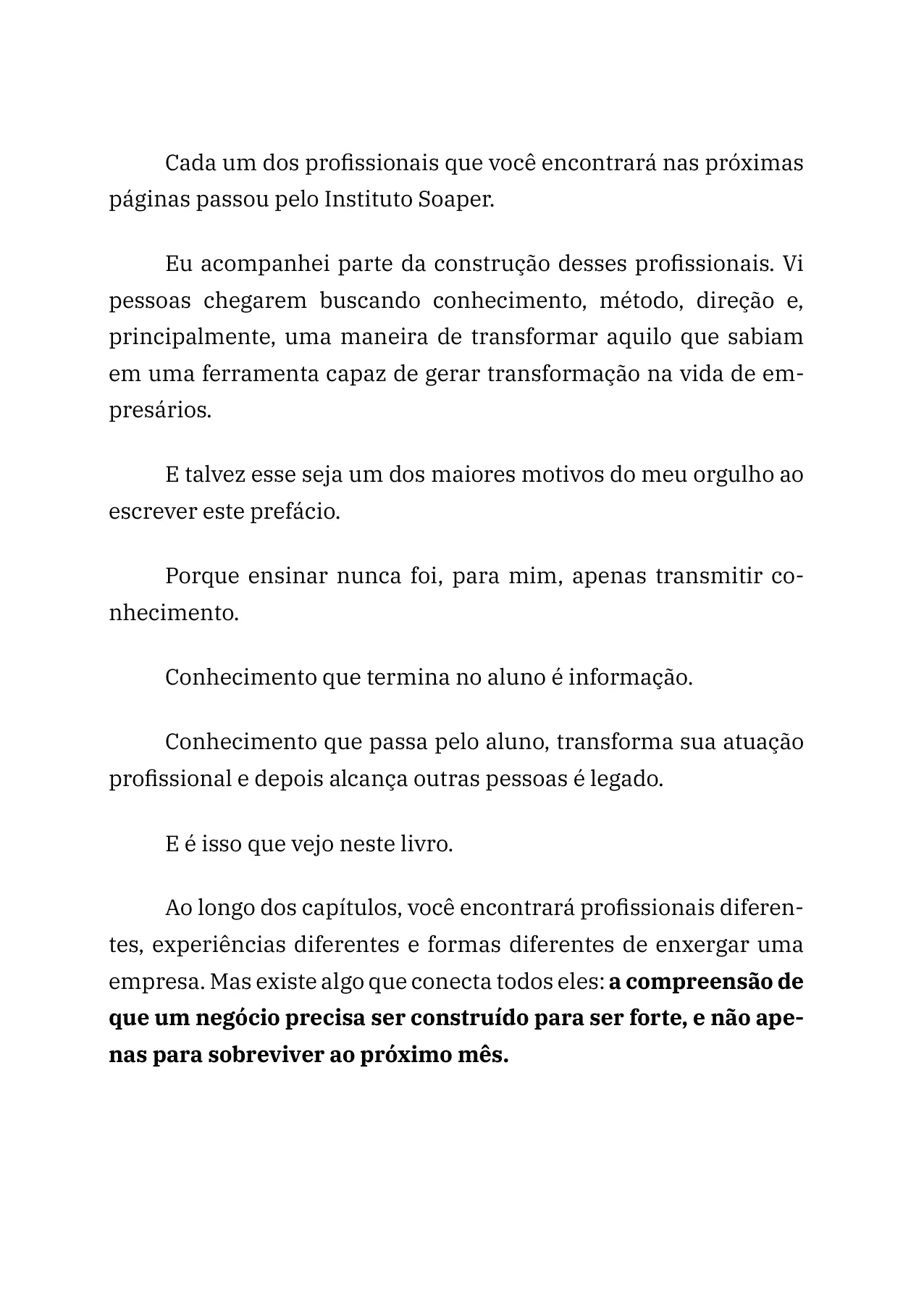Prefácio de Aline Soaper, página 2